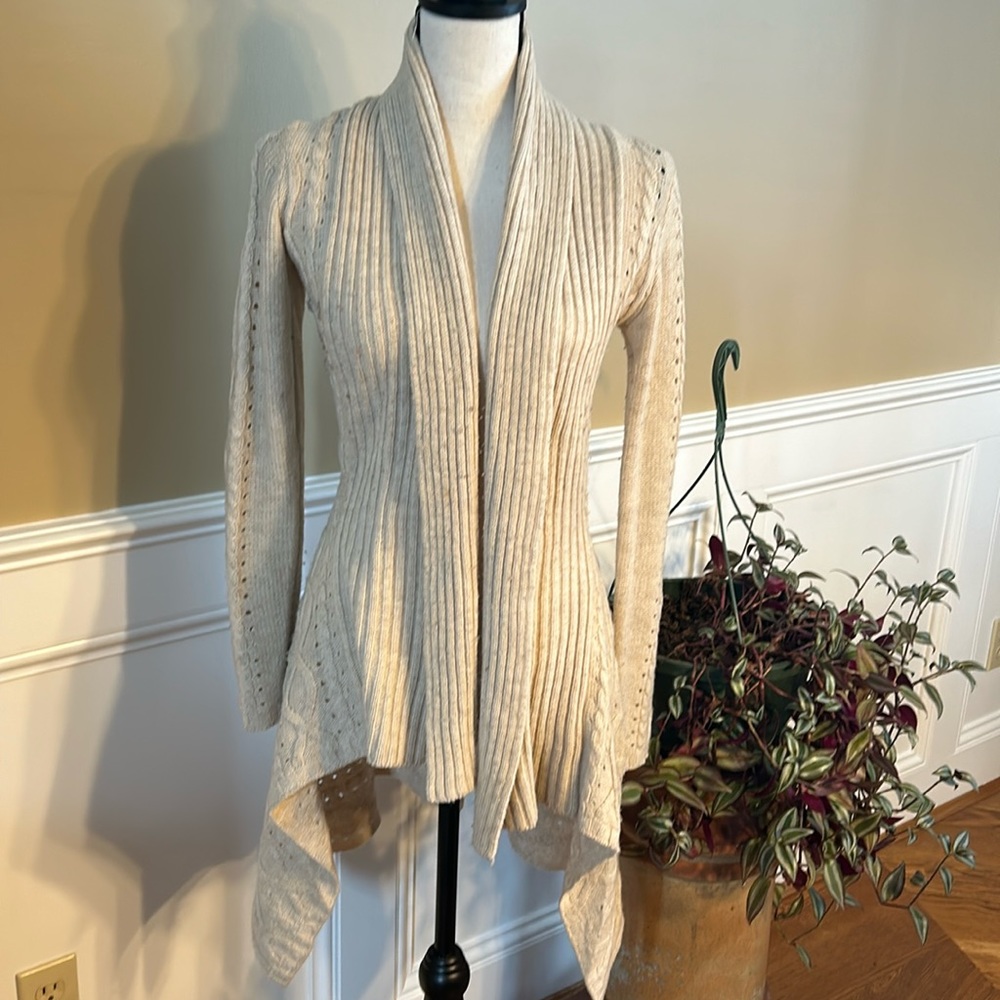 Tan cardigan